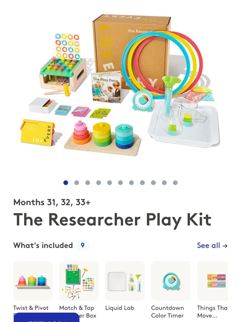 The Researcher Play Kit – Colorful STEM Learning Set (Blue, Yellow, Pink, Green)